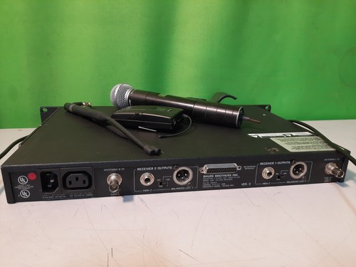 Shure UR4D-UA Wireless Receiver Kit 782-806 MHz w/ U1-UA Bodypack, (2) Antenna - Picture 6 of 8