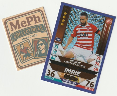 Dougie Imrie Bronze Limited Edition LE9 2018-29 Topps Match Attax SPFL