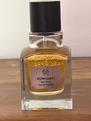 Body Shop Bowhanti Eau de Parfum Spray Spicy Wood Perfume 1.69 fl oz Disc.