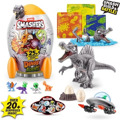 【新品・未開封】SMASHERS スマッシャーズ 25 Smashers Dinos vs Aliens Rocket Pack [Spinosaurus 25+ Surprises