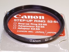 Canon Step up Ring Filter-Adapter 52mm auf 55...