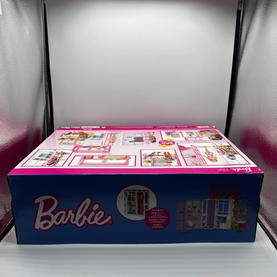 Полностью меховой домик Barbie 360 Fold and Go 4 игровые зоны и аксессуары - Изображение 3 из 4