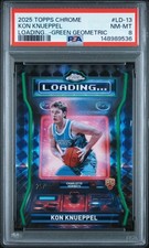 2025 Topps Chrome - Loading… Kon Knueppel Green Geometric Refractor /99 (RC)