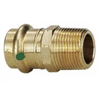 Viega 79250 Strt, Bronze, Press-Fit1in, Mnpt11/4In