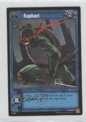 2004 Teenage Mutant Ninja Turtles TCG 1st Edition Raphael #3