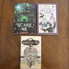 Lot of 3 Ghosts , Spooky, Scary Books Various Artist Readers 8-12