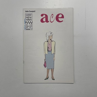 Ace #1 1988 VF By Eddie Campbell, Harrier Comics New Wave
