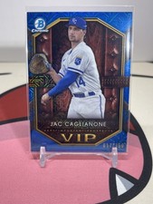 2025 Bowman Chrome Mega Box Blue Refractor JAC CAGLIANONE VIP /150 KC Royals