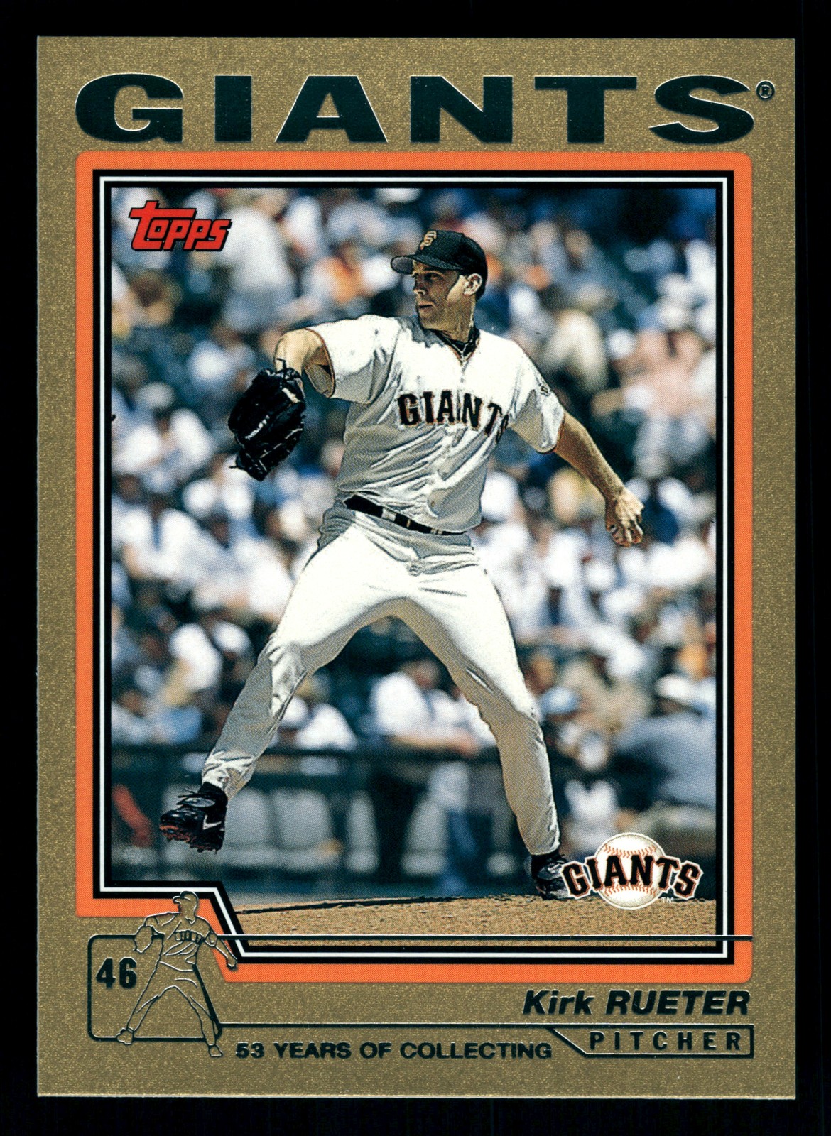 Kirk Rueter San Francisco Giants 2004 Topps Gold #155 SN /2004