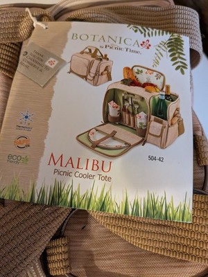 Picnic Time: New Malibu Picnic Cooler Tote with Insulated Cooler