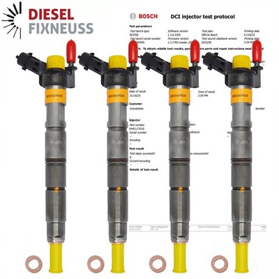 4x Diesel Fuel Injector 0445117010 Common Rail Injector