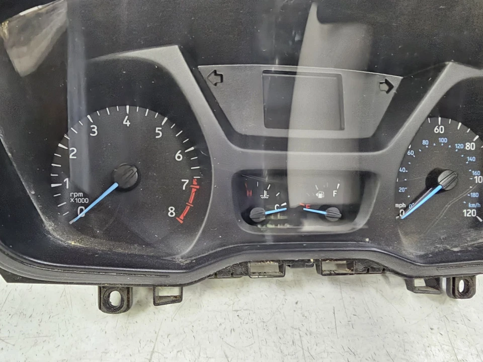 Cuadro de instrumentos velocímetro Ford Transit 250 con cubierta millas OEM 2015 2016 Foto 4 de 4