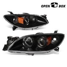 Open-boxfor 04-09 Mazda 3 Sedan 4-door Black Housing Projector Headlight Open-boxfor 04-09 Mazda 3 Sedan 4-door Black Housing Projector Headlight