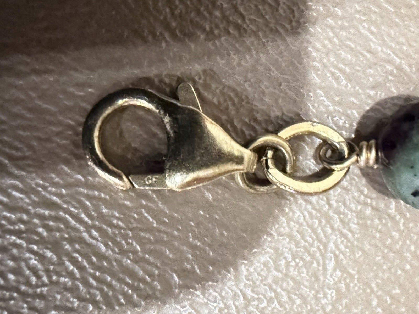 Statement DEVON LEIGH Necklace Green Natural Ston… - image 2