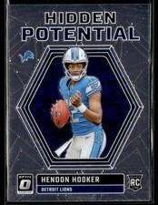 2023 Donruss Optic #HP-HH Hendon Hooker Hidden Potential Football Card 2601A