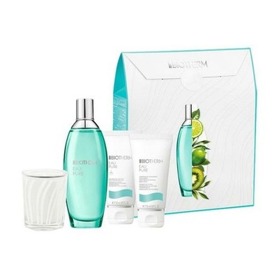 Biotherm Eau Pure Set 100ml, Gesichtspflegeset, sinnlich-femininer Duft, LF2989