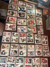 A Lot Of Nfl Stickers All Name Players Cris Collinsworth Bob GOLIC Dwight Clark