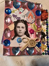 Junk Journal /scrapbook 5 Vintage Junk Journal Ephemera. 5 Cards W/ Envelopes.