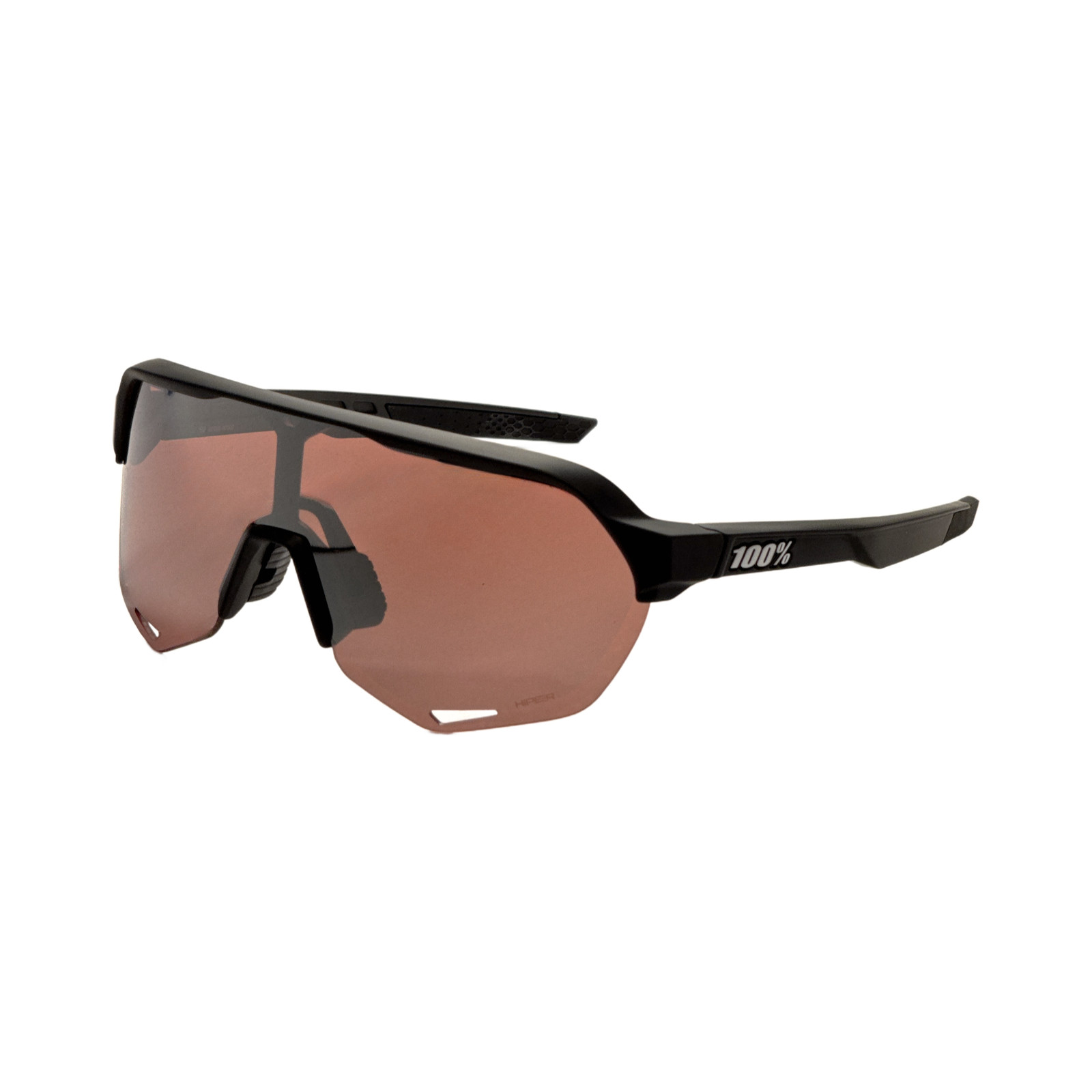 100 Percent Men's S2 60mm Soft Tact Black Sunglasses 60006-00002