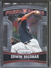 2015 Panini Prizm - Edwin Escobar #10 Rookie Fresh Faces Die-cut - Red Sox