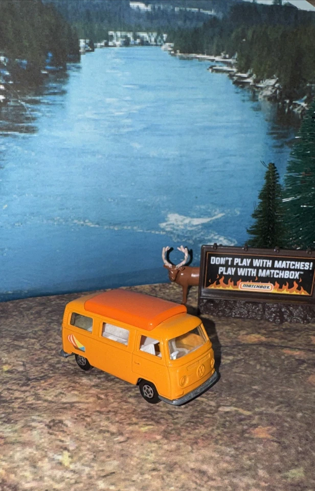 Matchbox Lesney Сделано в Англии Супербыстрый 1970 Volkswagen Camper #23 Общежитие M - Изображение 4 из 4
