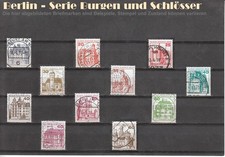 Berlin Burgen und Schl&ouml;sser RIESEN SAMMLUNG 36 Werte ! gestempelt A+C+D Werte!
