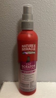 Natures Miracle Advanced Platinum Cat Scratch Deterrent Spray For Indoor Trainin