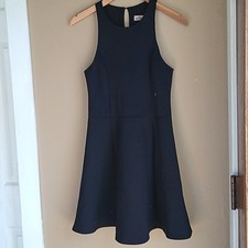 Hollister High Neck Little Black Midi A Line Dress