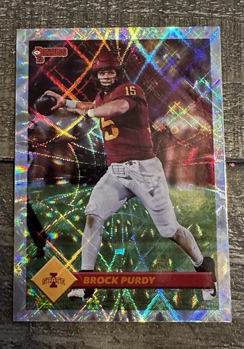 Brock Purdy 2023 Chronicles Donruss Draft Pick Halo Iowa St. San Francisco 49ers