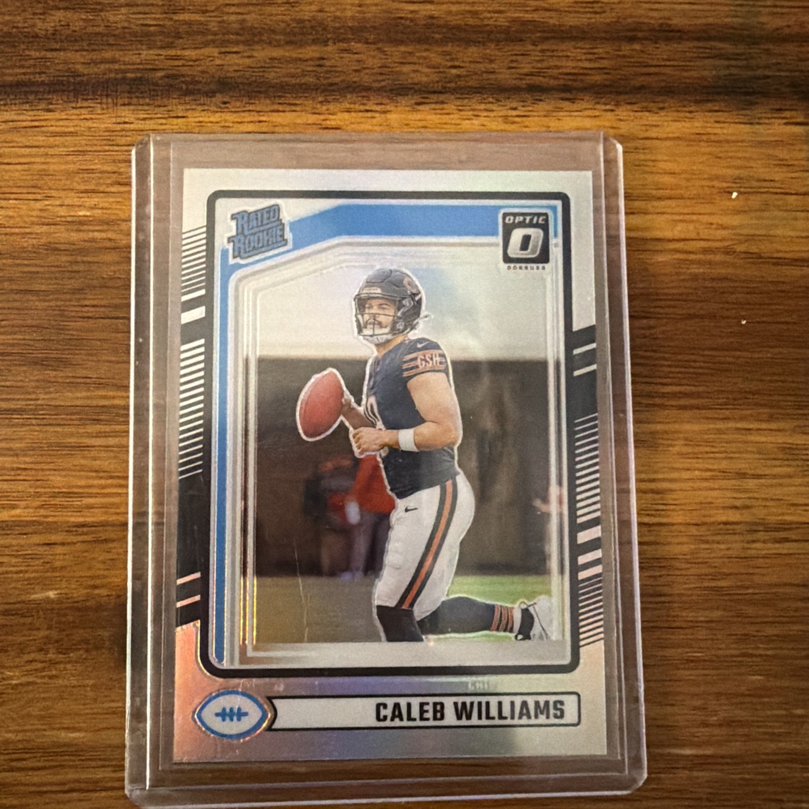 2024 Panini Donruss - Rated Rookie Caleb Williams #327 Optic Preview Holo Prizm