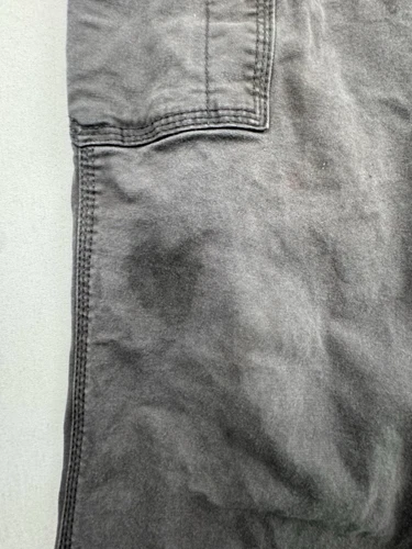 Ariat Men's Rebar M4 Distressed Gray Made Tough Work Cargo Pants Size 38x32 - Picture 5 of 24