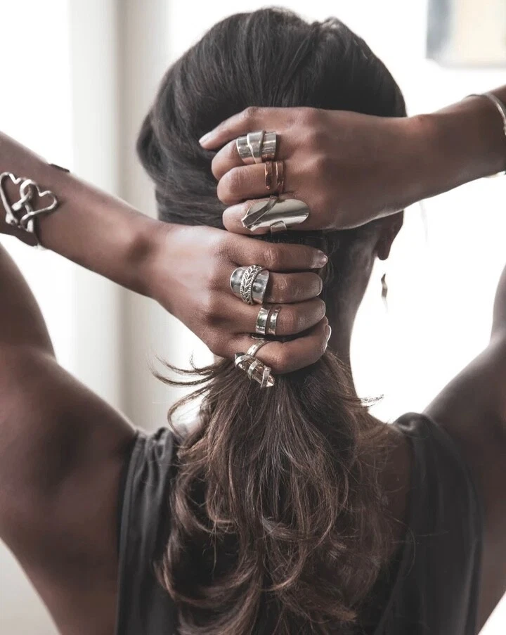 Norwich City Canaries Stone Island Silver Plated Statement Ring / Thumb Ring - Image 4 of 4