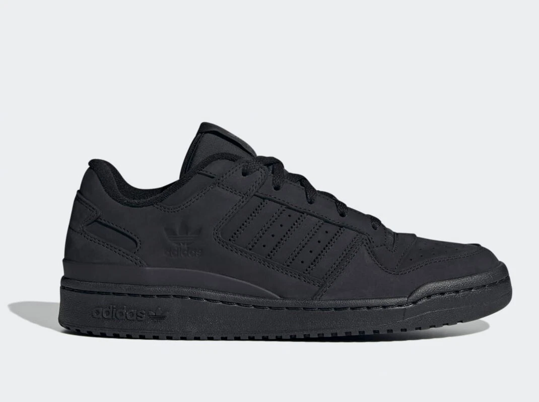 adidas forum black low