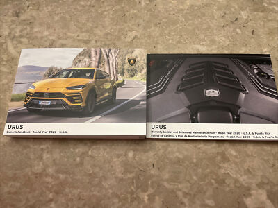 2020 LAMBORGHINI URUS OWNERS HANDBOOK+WARRANTY BOOKLET ( Free Shipping )