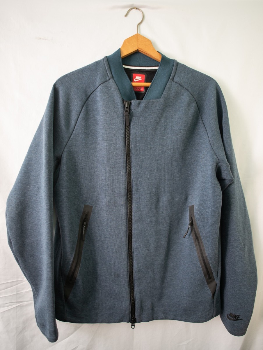 Nike Men's Tech Fleece Jacket Carbon Heather Size Large 832114-464