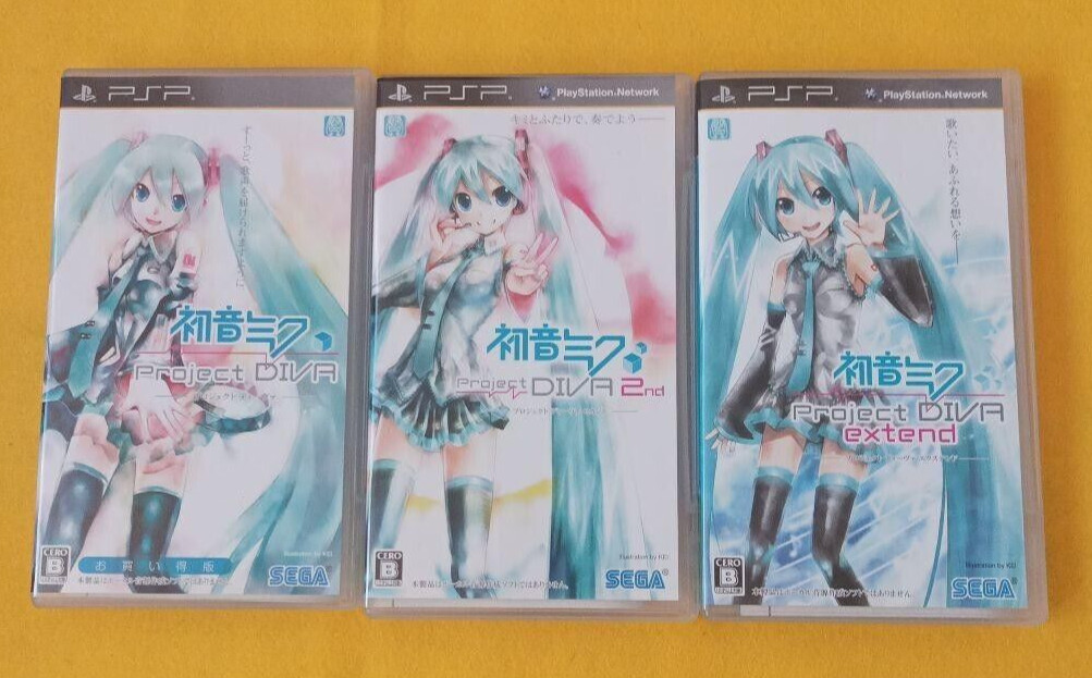 Hatsune Miku: Project Diva Extend PSP Japan Game (Region Free) SEGA Music