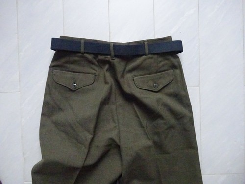 US Hose Green Dress Size 31L für Marine Corps Uniform mit Gürtel - Picture 5 of 6