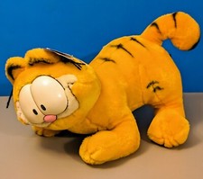 Vintage Garfield Plush Cat Doll - 1978 Fine Toy Paws - New w/ Tag "Wanna Play"