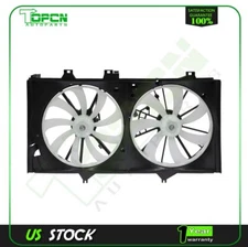 Radiator Condenser Cooling Fan Assembly For 2013 2014 2015-2018 Toyota Avalon