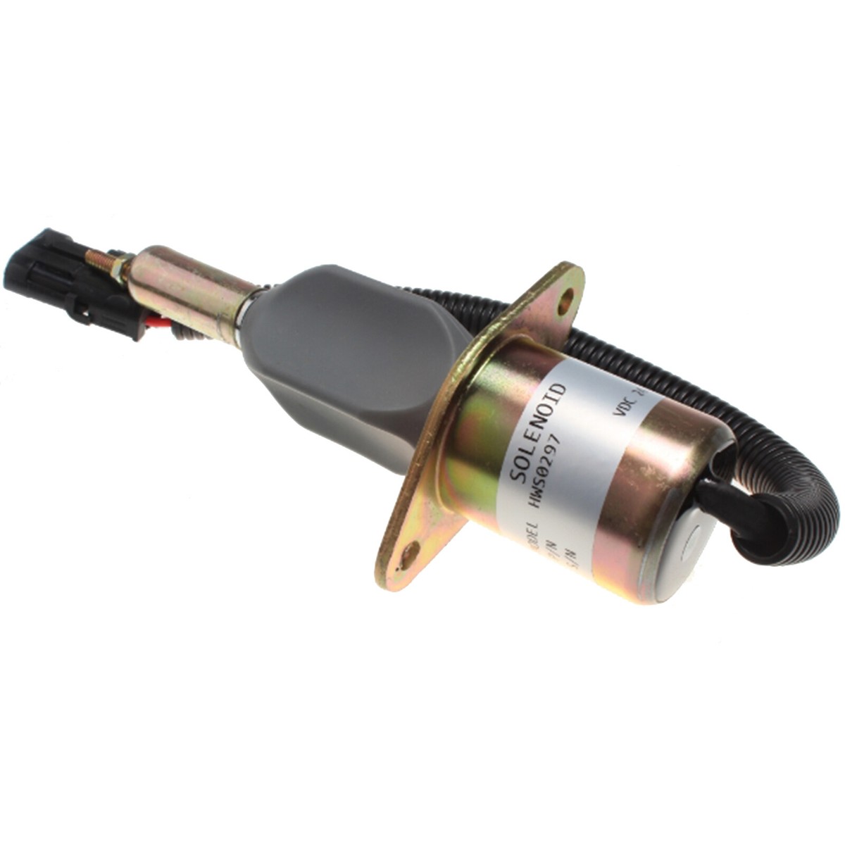 24V Shut Off Solenoid 3930234 87420951 For Cummins 6CT 8.3L