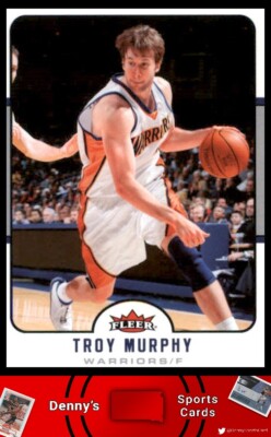 2006 Fleer #61 Troy Murphy Golden State Warriors Basketball Card