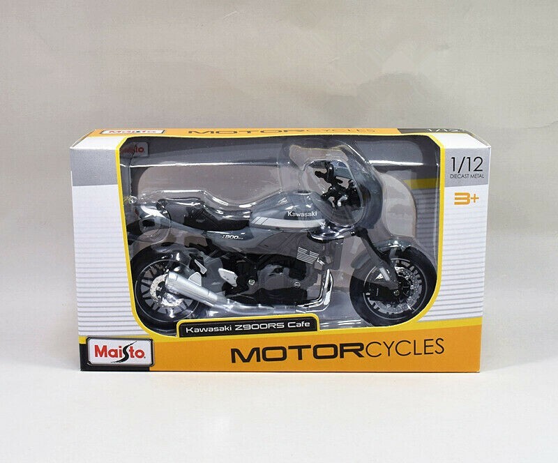 Maisto Kawasaki Z200RS Cafe 1/123個セット Kawasaki Z900RS Cafe - GREY - 1/12 Scale Diecast Model