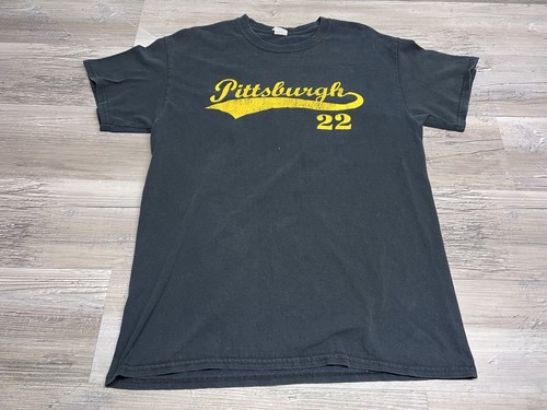 Pittsburgh Pirates Andrew McCutchen T-Shirt #22 Mens Sz M Faded MLB Graphic Tee