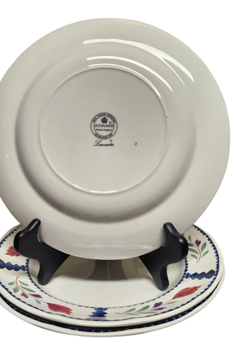 Adams Lancaster DINNER PLATES 10 1/8” England English China IRONSTONE Set of 3 - Picture 4 of 14