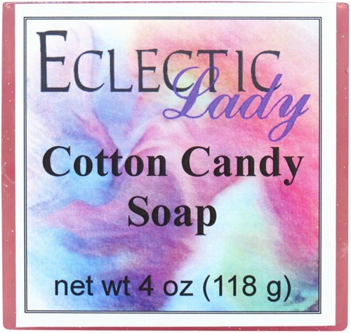 Cotton Candy Glycerin Soap by Eclectic Lady, 4 oz Bar - Picture 2 of 8