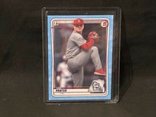 2020 Bowman Draft Levi Prater (BD-125) Sky Blue 1st Bowman Prospect #d /499