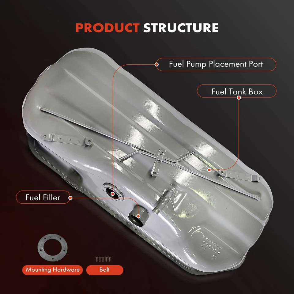 Tanque de combustible de 15 galones para Dodge Ram 50 1983-1985 D50 79-82 Mitsubishi Plymouth Foto 2 de 4