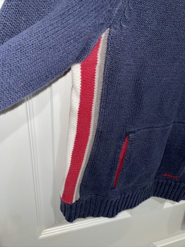 Billabong Sweater Boys Size Small Blue Red Gray 1/4 Zip Pullover Sweatshirt - Picture 8 of 12
