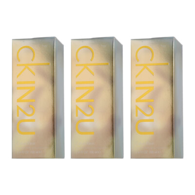 Calvin Klein CK in 2u for her - EDT Eau de Toilette 100ml - 3x