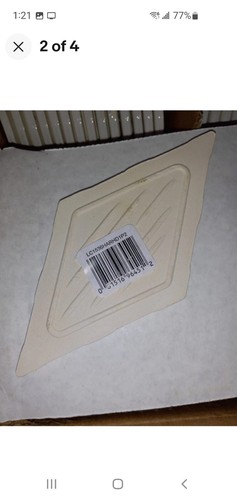 MARAZZI LuxeCraft Diamond Rhombus weiß glänzend Keramik Wandfliese 3"x6" - 4er Set - Bild 2 von 3